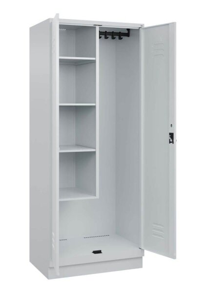 CP Putzmittelschrank Classic PLUS 080120-02 S10009 lichtgrau 4 Fachböden 80,0 x 50,0 x 195,0 cm, aufgebaut, 1 St.