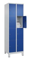 CP Schließfachschrank Classic Plus enzianblau, lichtgrau 080010-204 S10003, 8 Schließfächer 60,0 x 50,0 x 195,0 cm