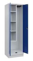 CP Putzmittelschrank Classic PLUS 080120-00 S10003 enzianblau, lichtgrau 4 Fachböden 60,0 x 50,0 x 195,0 cm, aufgebaut, 1 St.
