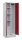 CP Putzmittelschrank Classic PLUS 080120-00 S10001 lichtgrau, rubinrot 4 Fachböden 60,0 x 50,0 x 195,0 cm, aufgebaut, 1 St.