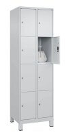 CP Schließfachschrank Classic Plus lichtgrau 080010-204 S10009, 8 Schließfächer 60,0 x 50,0 x 195,0 cm
