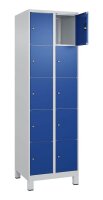 CP Schließfachschrank Classic Plus enzianblau, lichtgrau 080010-205 S10003, 10 Schließfächer 60,0 x 50,0 x 195,0 cm