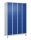 CP Schließfachschrank Classic Plus enzianblau, lichtgrau 080010-404 S10003, 16 Schließfächer 120,0 x 50,0 x 195,0 cm
