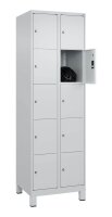 CP Schließfachschrank Classic Plus lichtgrau 080010-205 S10009, 10 Schließfächer 60,0 x 50,0 x 195,0 cm