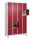CP Schließfachschrank Classic Plus lichtgrau, rubinrot 080010-405 S10001, 20 Schließfächer 120,0 x 50,0 x 195,0 cm
