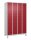 CP Schließfachschrank Classic Plus lichtgrau, rubinrot 080010-405 S10001, 20 Schließfächer 120,0 x 50,0 x 195,0 cm