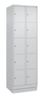 CP Schließfachschrank Classic PLUS lichtgrau 080020-205 S10009, 10 Schließfächer 60,0 x 50,0 x 195,0 cm