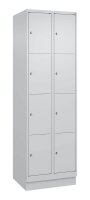 CP Schließfachschrank Classic PLUS lichtgrau 080020-204 S10009, 8 Schließfächer 60,0 x 50,0 x 185,0 cm