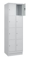CP Schließfachschrank Classic PLUS lichtgrau 080020-204 S10009, 8 Schließfächer 60,0 x 50,0 x 185,0 cm