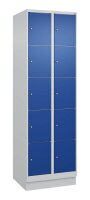 CP Schließfachschrank Classic PLUS enzianblau, lichtgrau 080020-205 S10003, 10 Schließfächer 60,0 x 50,0 x 195,0 cm