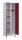 CP Spind Classic Plus lichtgrau, rubinrot 080610-20 S10001, 1 Schließfach 60,0 x 50,0 x 195,0 cm