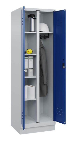 CP Spind Classic PLUS enzianblau, lichtgrau 080620-20 S10003, 1 Schließfach 60,0 x 50,0 x 195,0 cm