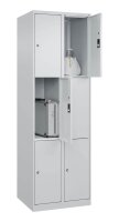 CP Schließfachschrank Classic Plus lichtgrau 080000-203 S10008, 6 Schließfächer 60,0 x 50,0 x 185,0 cm