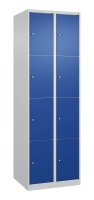 CP Schließfachschrank Classic Plus enzianblau, lichtgrau 080000-204 S10003, 8 Schließfächer 60,0 x 50,0 x 185,0 cm