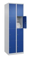 CP Schließfachschrank Classic Plus enzianblau, lichtgrau 080000-204 S10003, 8 Schließfächer 60,0 x 50,0 x 185,0 cm
