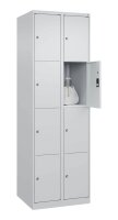 CP Schließfachschrank Classic Plus lichtgrau 080000-204 S10008, 8 Schließfächer 60,0 x 50,0 x 185,0 cm