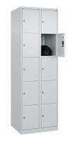 CP Schließfachschrank Classic Plus lichtgrau 080000-205 S10008, 10 Schließfächer 60,0 x 50,0 x 185,0 cm