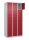 CP Schließfachschrank Classic Plus lichtgrau, rubinrot 080000-305 S10001, 15 Schließfächer 90,0 x 50,0 x 185,0 cm