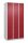 CP Schließfachschrank Classic Plus lichtgrau, rubinrot 080000-303 S10001, 9 Schließfächer 90,0 x 50,0 x 185,0 cm