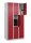 CP Schließfachschrank Classic Plus lichtgrau, rubinrot 080000-303 S10001, 9 Schließfächer 90,0 x 50,0 x 185,0 cm