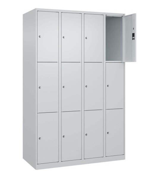 CP Schließfachschrank Classic Plus lichtgrau 080000-403 S10008, 12 Schließfächer 120,0 x 50,0 x 185,0 cm