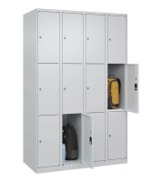 CP Schließfachschrank Classic Plus lichtgrau 080000-403 S10008, 12 Schließfächer 120,0 x 50,0 x 185,0 cm