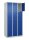 CP Schließfachschrank Classic Plus enzianblau, lichtgrau 080000-304 S10003, 12 Schließfächer 90,0 x 50,0 x 185,0 cm