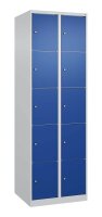 CP Schließfachschrank Classic Plus enzianblau, lichtgrau 080000-205 S10003, 10 Schließfächer 60,0 x 50,0 x 185,0 cm