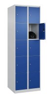 CP Schließfachschrank Classic Plus enzianblau, lichtgrau 080000-205 S10003, 10 Schließfächer 60,0 x 50,0 x 185,0 cm