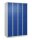 CP Schließfachschrank Classic Plus enzianblau, lichtgrau 080000-404 S10003, 16 Schließfächer 120,0 x 50,0 x 185,0 cm