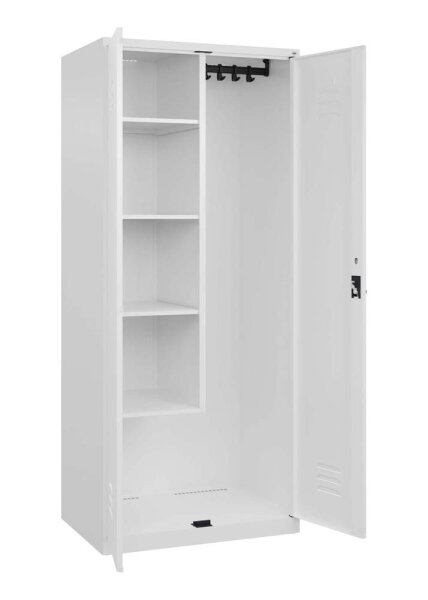CP Putzmittelschrank Classic PLUS 080100-02 S10012 verkehrsweiß 4 Fachböden 80,0 x 50,0 x 185,0 cm, aufgebaut, 1 St.