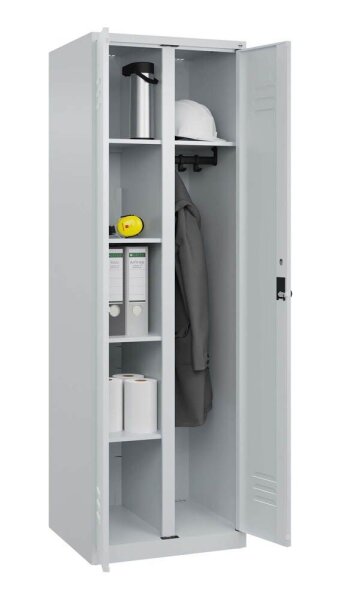 CP Spind Classic Plus lichtgrau 080600-20 S10008, 1 Schließfach 60,0 x 50,0 x 185,0 cm