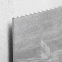 SIGEL Glas-Magnettafel artverum® 48,0 x 48,0 cm Design Sichtbeton
