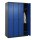 CP Spind Classic Plus enzianblau, schwarzgrau 080000-40 S10057, 4 Schließfächer 120,0 x 50,0 x 185,0 cm