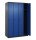 CP Spind Classic Plus enzianblau, schwarzgrau 080000-40 S10057, 4 Schließfächer 120,0 x 50,0 x 185,0 cm