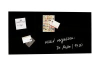 SIGEL Glas-Magnettafel artverum® 91,0 x 46,0 cm schwarz