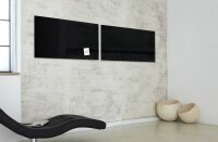 SIGEL Glas-Magnettafel artverum® 91,0 x 46,0 cm schwarz