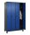 CP Spind Classic Plus enzianblau, schwarzgrau 080010-40 S10061, 4 Schließfächer 120,0 x 50,0 x 195,0 cm
