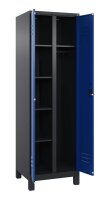 CP Spind Classic Plus enzianblau, schwarzgrau 080610-20 S10070, 1 Schließfach 60,0 x 50,0 x 195,0 cm