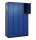 CP Schließfachschrank Classic Plus enzianblau, schwarzgrau 080000-403 S10033, 12 Schließfächer 120,0 x 50,0 x 185,0 cm