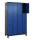 CP Schließfachschrank Classic Plus enzianblau, schwarzgrau 080010-403 S10032, 12 Schließfächer 120,0 x 50,0 x 195,0 cm