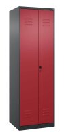 CP Spind Classic Plus rubinrot, schwarzgrau 080600-20 S10047, 1 Schließfach 60,0 x 50,0 x 185,0 cm