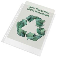 bene Prospekthüllen DIN A4 transparent genarbt 0,10 mm, 50 St.