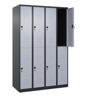 CP Spind Classic Plus schwarzgrau, weißaluminium...