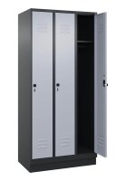 CP Spind Classic PLUS schwarzgrau, weißaluminium...