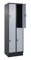 CP Spind Classic PLUS schwarzgrau, weißaluminium...
