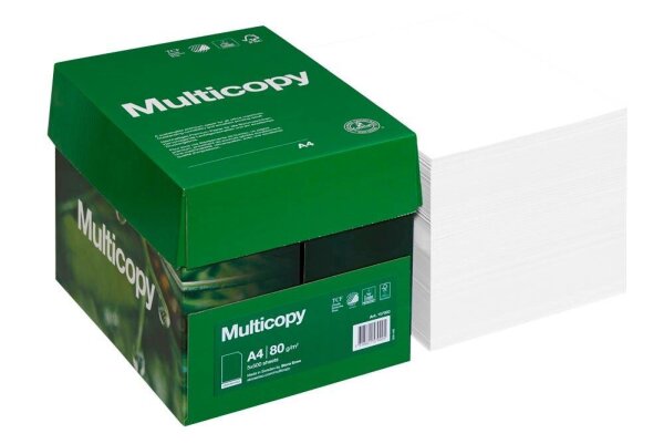 Multicopy Kopierpapier ORIGINAL DIN A4 80 g/qm 2.500 Blatt Maxi-Box