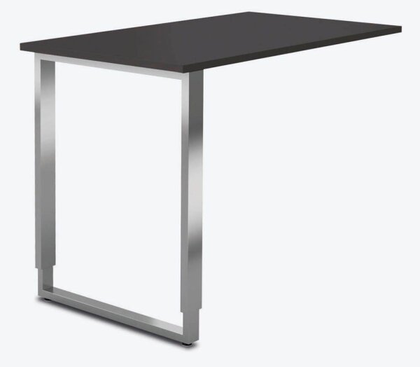 Kerkmann Anbautisch höhenverstellbar Yukon anthrazit rechteckig 100,0 x 80,0 x 68,0 - 82,0 cm