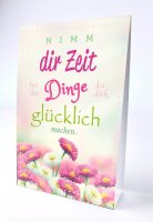 LUMA Aufstellkarte Nimm dir Zeit... LU-AUFSTELLKARTE_03 Schrift DIN B6, 1 St.