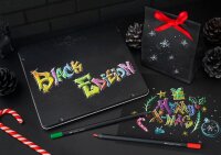 FABER-CASTELL Black Edition Buntstifte farbsortiert, 24 St.
